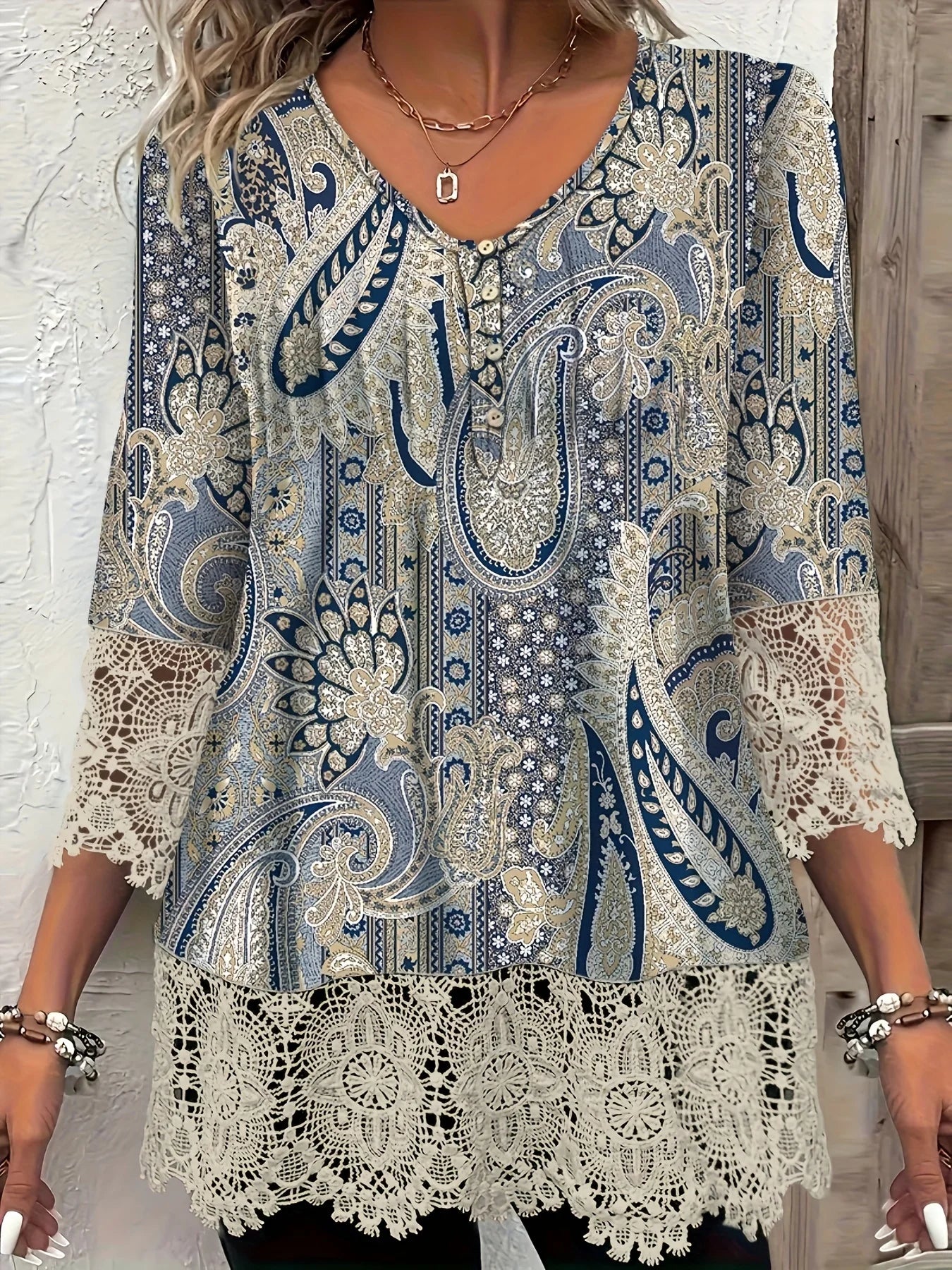 Fashion women shirt Casual loose long-sleeved shirt women Elegant printed temperament tops Women