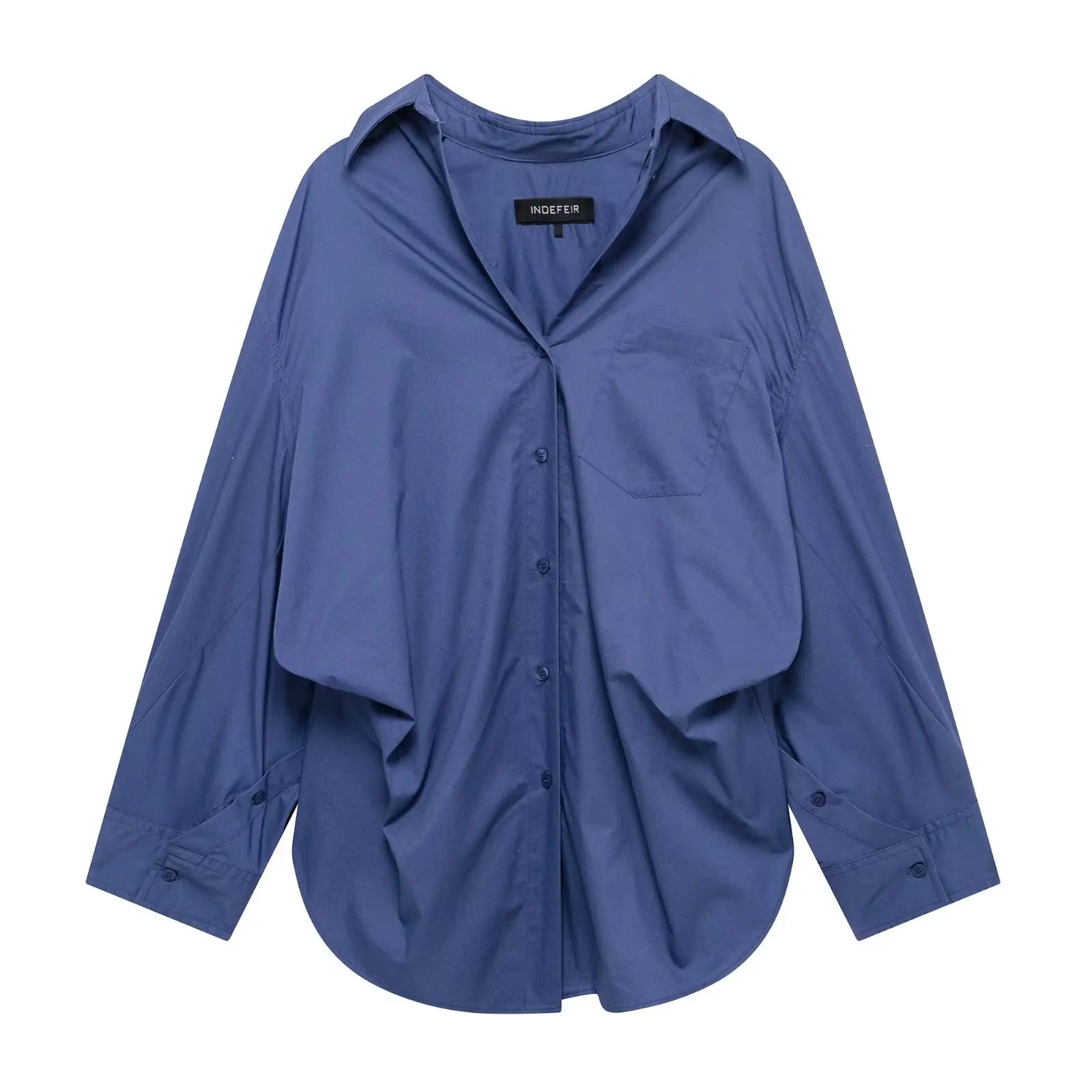 HH Women Fashion Versatile Striped Long-sleeved 8-Color Shirt Female New Splicing Loose Lapel Single-breasted Casual Shirts