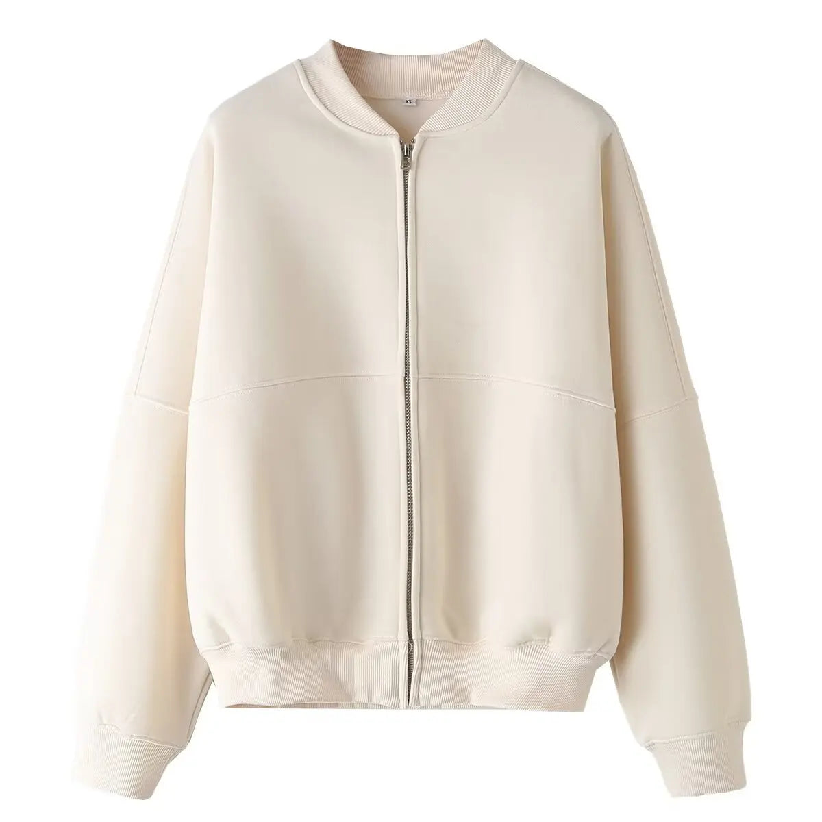 HH Bomber Jacket Pant Sets For Women Casual Long Sleeve Zipper Coat Vintage Solid Sweatshirt Outfits Autumn Woman Streetwear