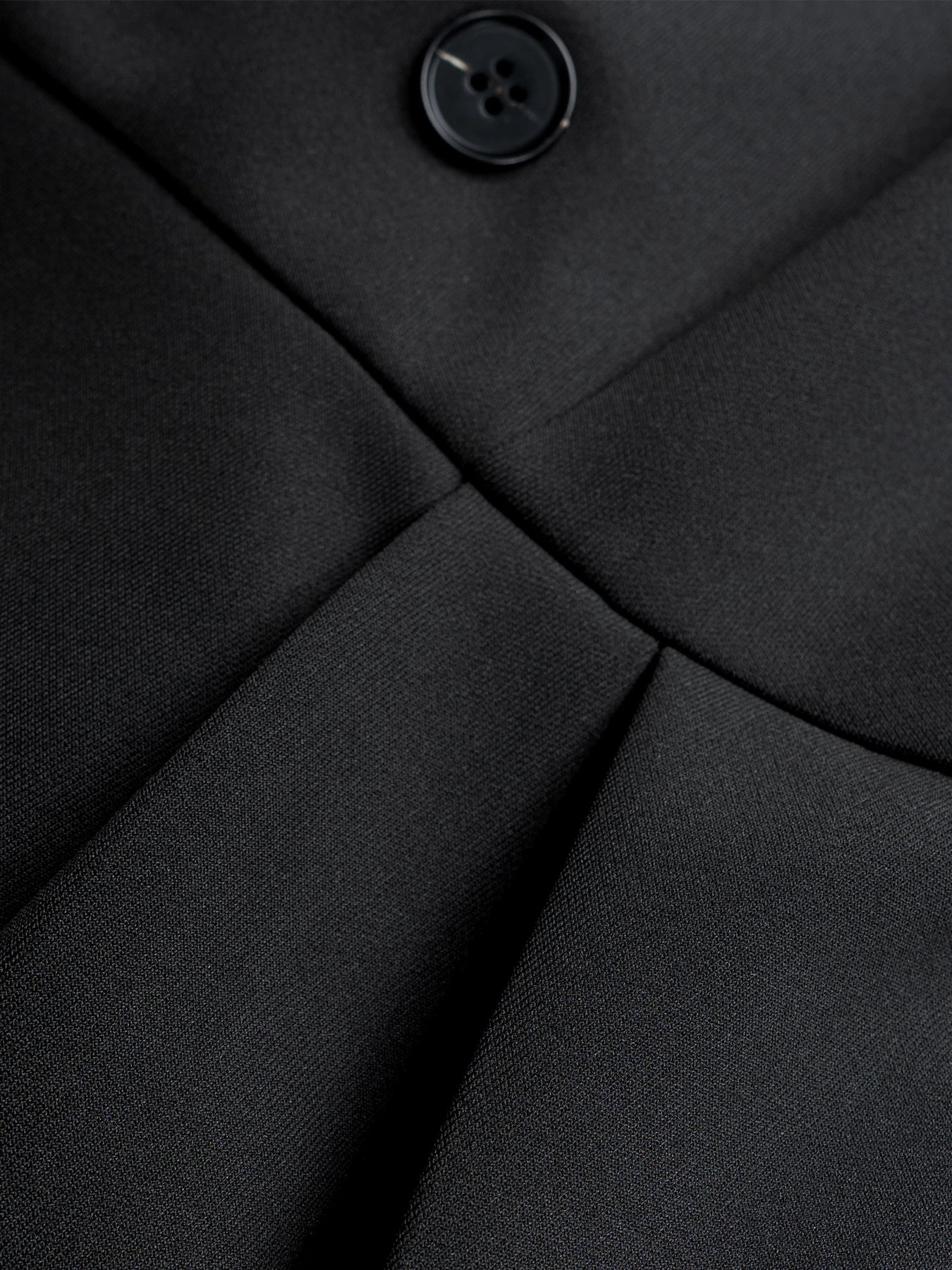 2025 Spring Autumn Women's New Black Waist-Cinched Blazer Sleek Elegant Style,Belted Waist, Ruffled Hem. Work/Business Commut