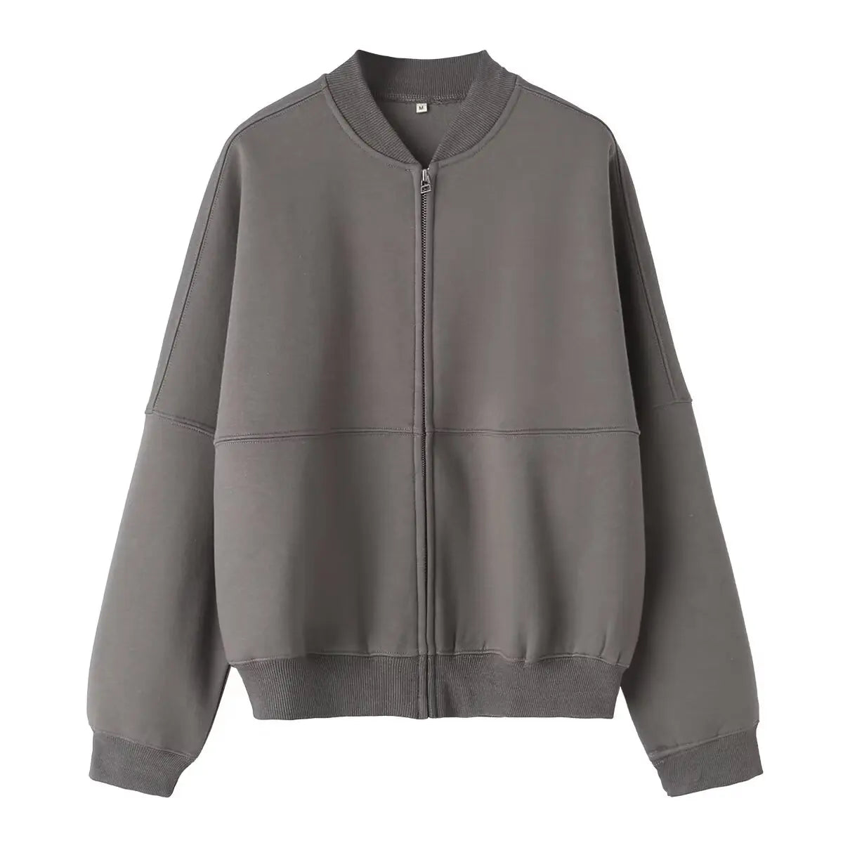 HH Bomber Jacket Pant Sets For Women Casual Long Sleeve Zipper Coat Vintage Solid Sweatshirt Outfits Autumn Woman Streetwear