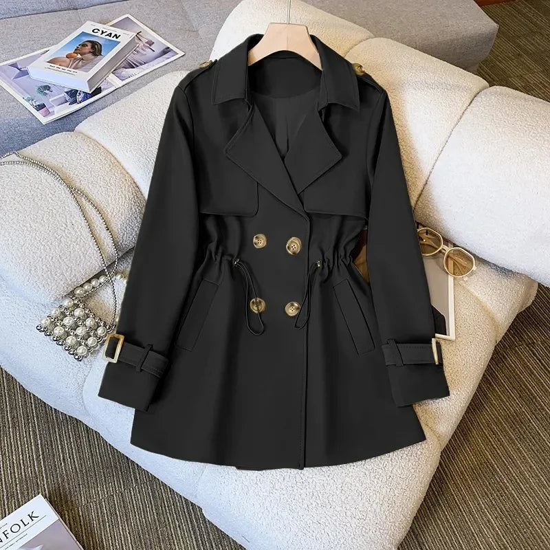 New Fashion Casual Windbreaker Korean Version of The Long Windbreaker Top Ladies Coats and Jackets Women Trench Coat for Women
